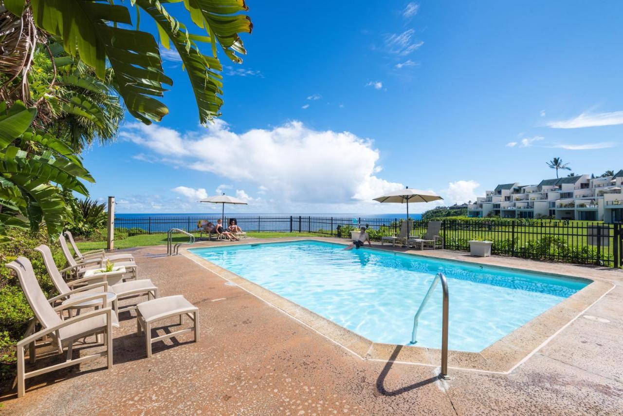Puu Poa Ocean Bluff Condo, Incredible Views, Walk To Beaches, Pool & Tennis Princeville Exterior photo